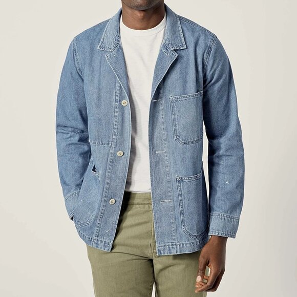 Buck Mason L007 Denim Chore Jacket (new, unworn)(sz Med) - Picture 2 of 6